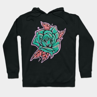 graffiti rose Hoodie